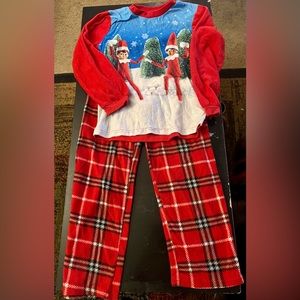 Elf on the shelf boys pajamas
